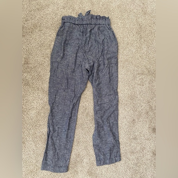 Ankle Length Linen Pants - Picture 4 of 7